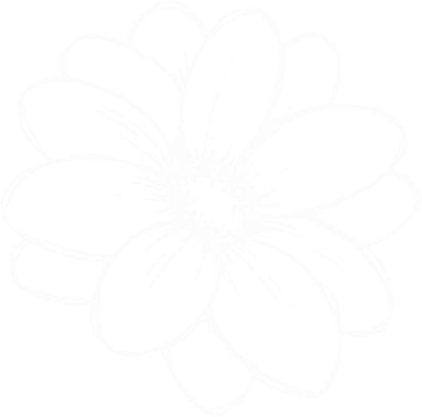 Fleur gauche décorative naturelle